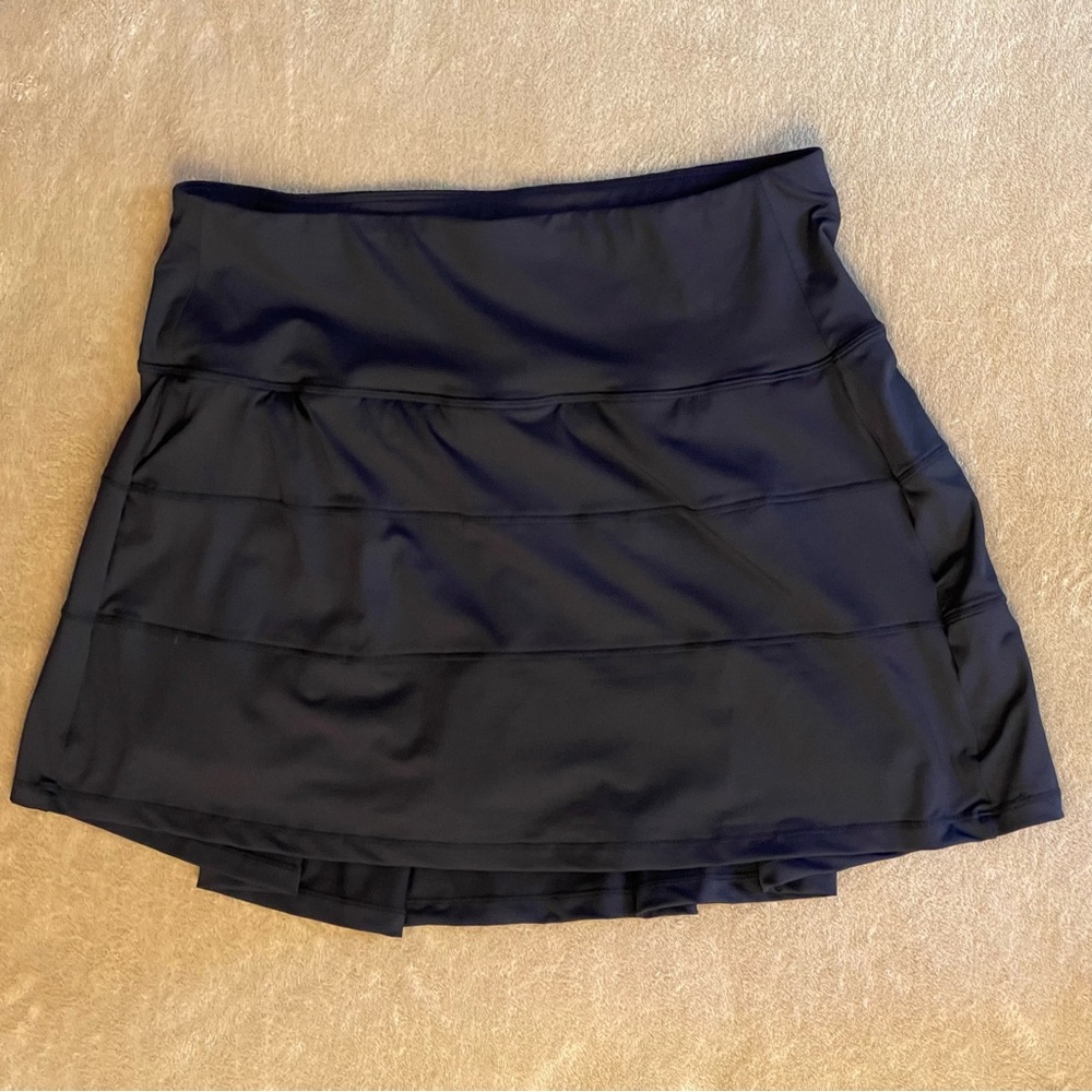 Elegant Dark Blue Skort